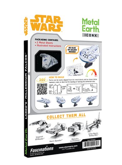 Metal Earth Iconx Lando's Millennium Falcon Kit