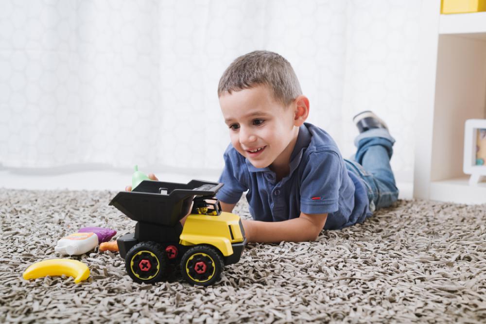 CAMION BENNE POUR PETIT ENFANT - CAMIONS, ARMES ET SUPERHÉROS / Véhicules 3  ans +