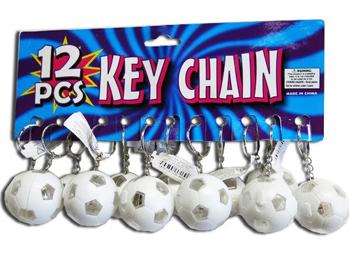 12 Portes clés Ballons de foot