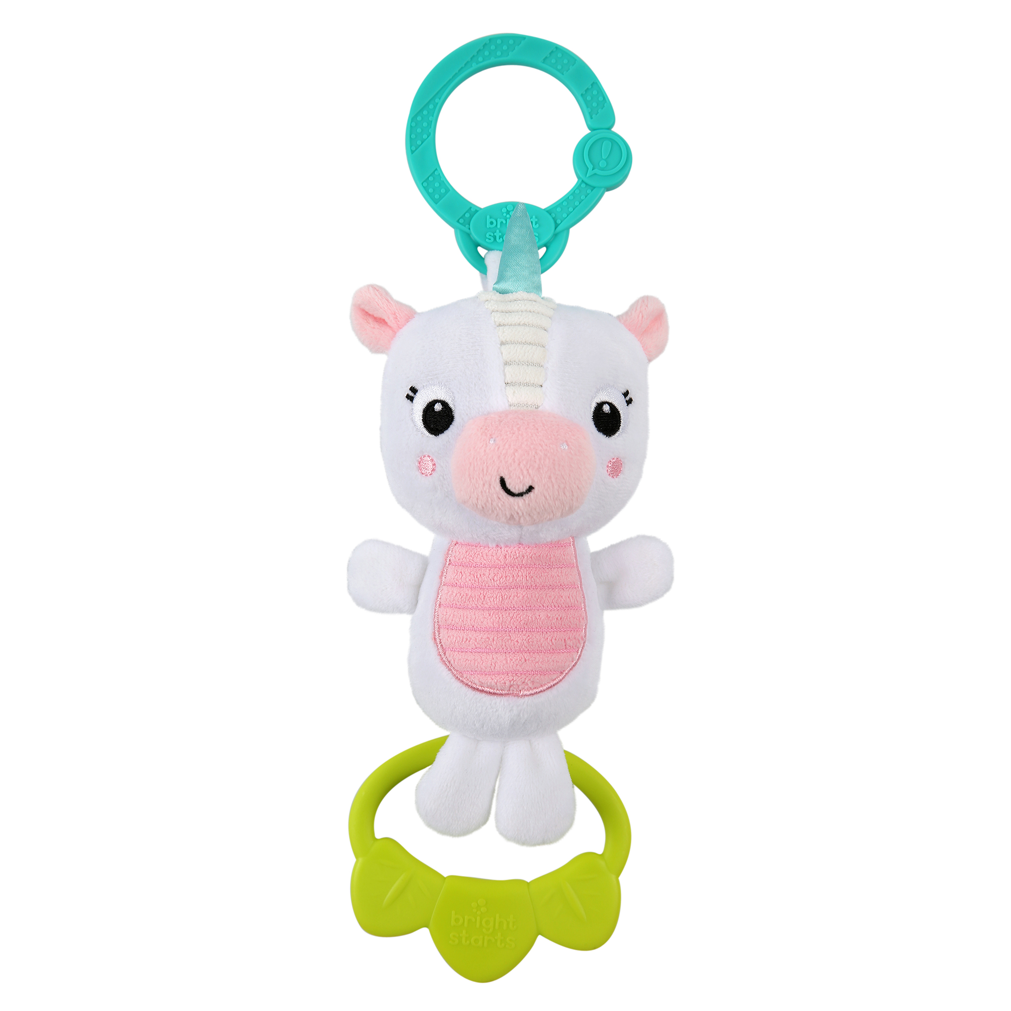 Peluche Cochon Avec Anneau De Dentition Et Attache Pour Porte Bebe Bebe Accessoires