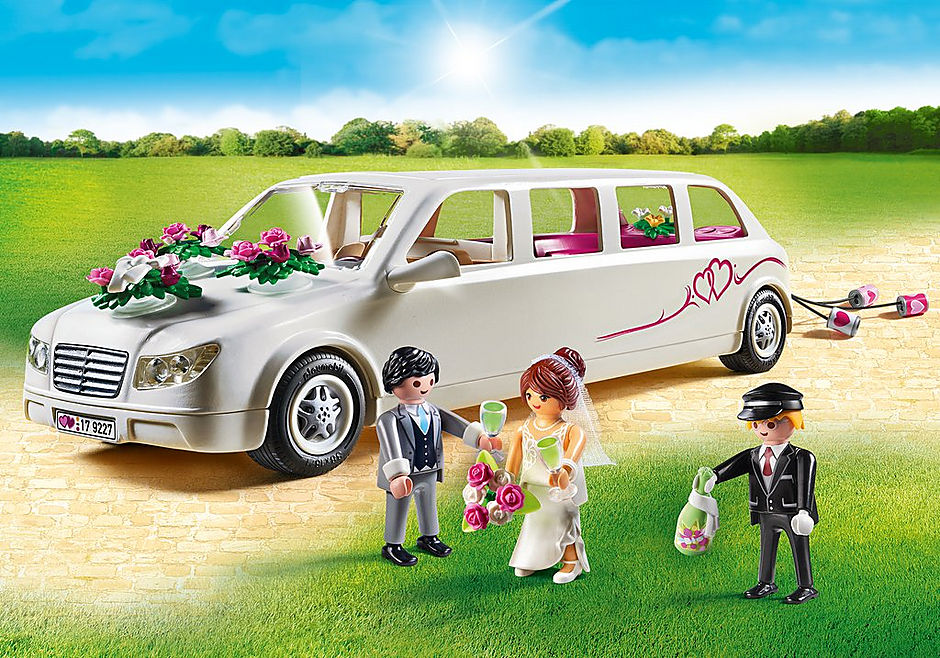 limousine avec couple de maries 9227 playmobil city life coloriage clown png