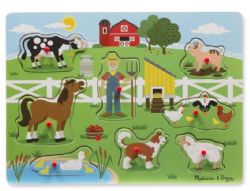 MELISSA AND DOUG - CASSE-TÊTE SONORE DE LA FERME OLD MACDONALD