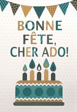 Carte message Joyeux Anniversaire - Click en CoteLub