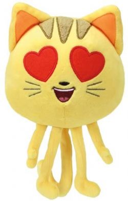 Cat Emoji Yeux Coeur Petit Peluches Peluches