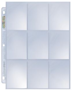 PAGE DE PLASTIQUE POUR CARTES - CARTES DE COLLECTION / Protège-cartes